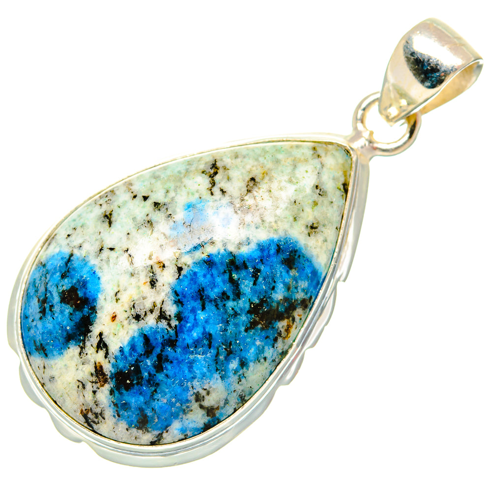 K2 Blue Azurite Pendants handcrafted by Ana Silver Co - PD27074 - Photo 2