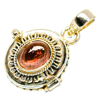 Pink Tourmaline Pendants handcrafted by Ana Silver Co - PD27082 - Photo 2