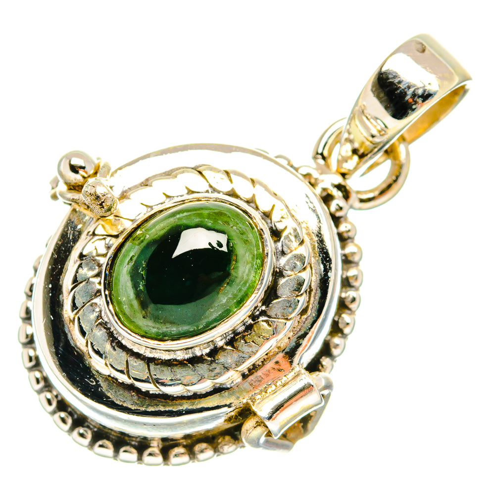 Green Tourmaline Pendants handcrafted by Ana Silver Co - PD27086 - Photo 2