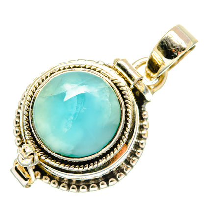 Larimar Pendants handcrafted by Ana Silver Co - PD27093 - Photo 2