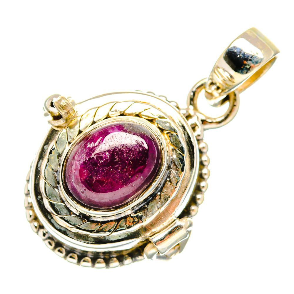 Ruby Fuchsite Pendants handcrafted by Ana Silver Co - PD27094 - Photo 2