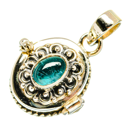 Blue Fluorite Pendants handcrafted by Ana Silver Co - PD27104 - Photo 2