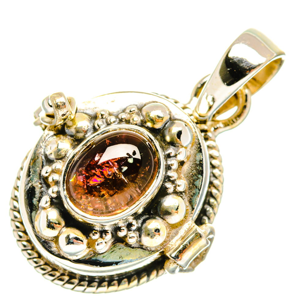 Pink Tourmaline Pendants handcrafted by Ana Silver Co - PD27111 - Photo 2