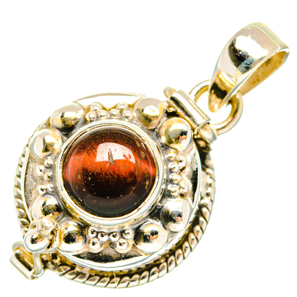 Red Tiger Eye Pendants handcrafted by Ana Silver Co - PD27119 - Photo 2