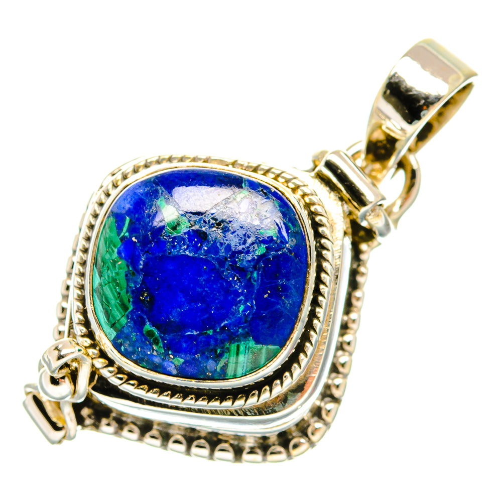 Azurite Pendants handcrafted by Ana Silver Co - PD27122 - Photo 2