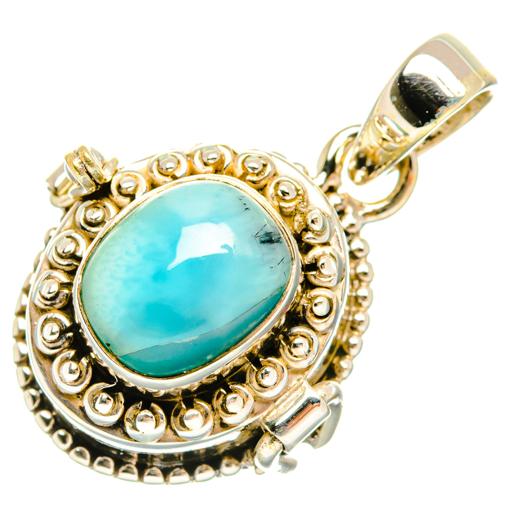 Larimar Pendants handcrafted by Ana Silver Co - PD27125 - Photo 2