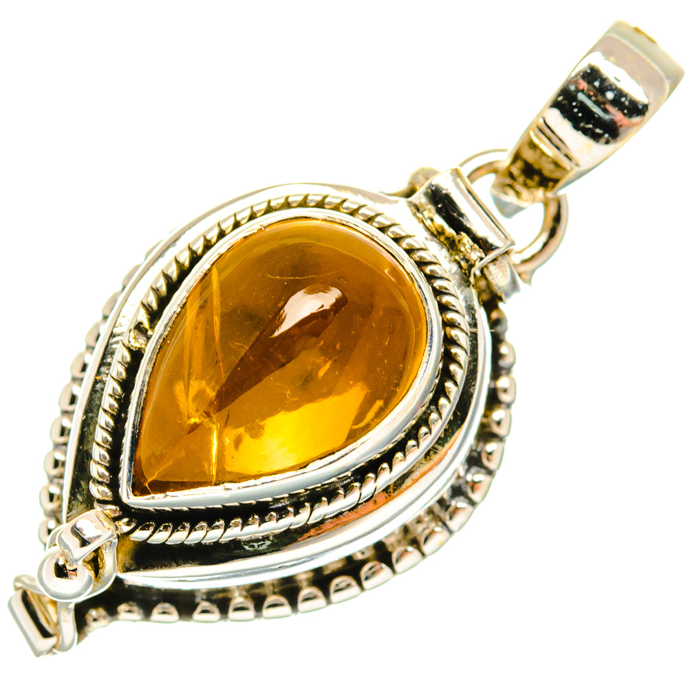 Citrine Pendants handcrafted by Ana Silver Co - PD27136 - Photo 2