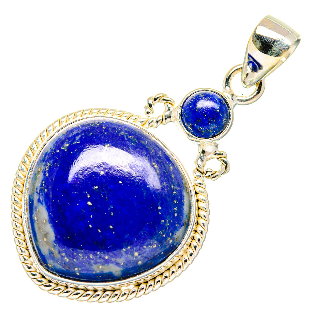Lapis Lazuli Pendants handcrafted by Ana Silver Co - PD27142 - Photo 2