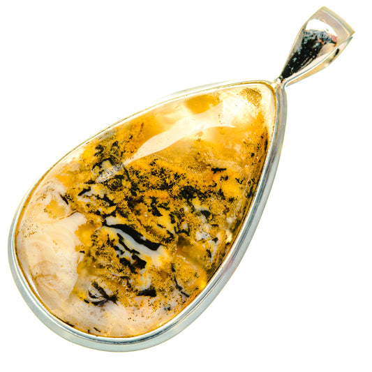 Plume Agate Pendants handcrafted by Ana Silver Co - PD27146 - Photo 2