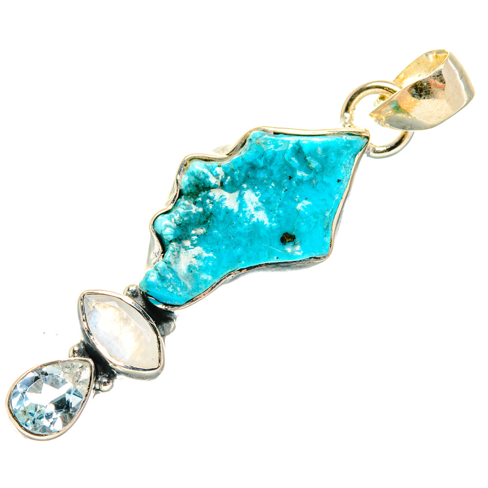 Turquoise Pendants handcrafted by Ana Silver Co - PD27174 - Photo 2