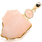 Rose Quartz Pendants handcrafted by Ana Silver Co - PD27219 - Photo 2