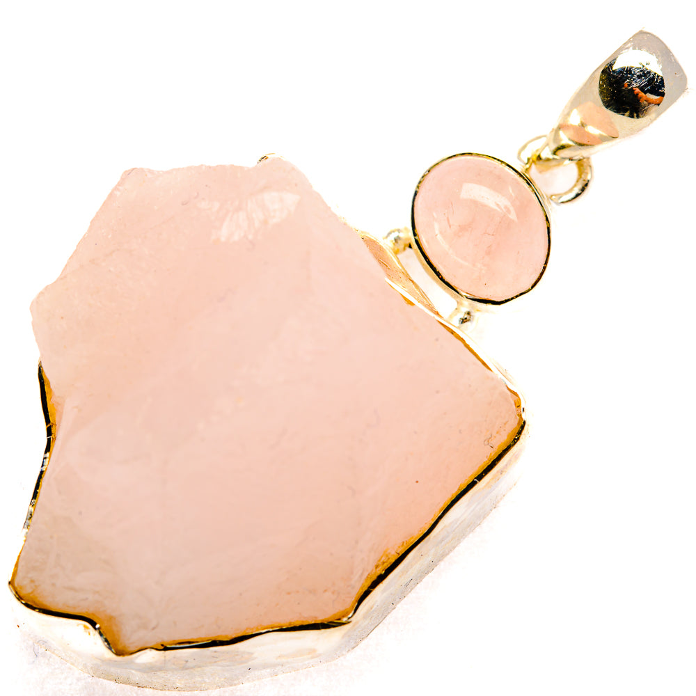 Rose Quartz Pendants handcrafted by Ana Silver Co - PD27219 - Photo 2