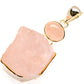 Rose Quartz Pendants handcrafted by Ana Silver Co - PD27220 - Photo 2