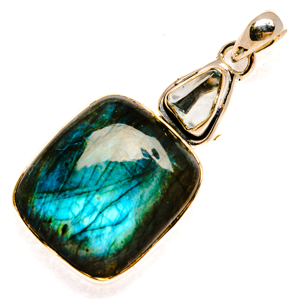Labradorite Pendants handcrafted by Ana Silver Co - PD27245 - Photo 2