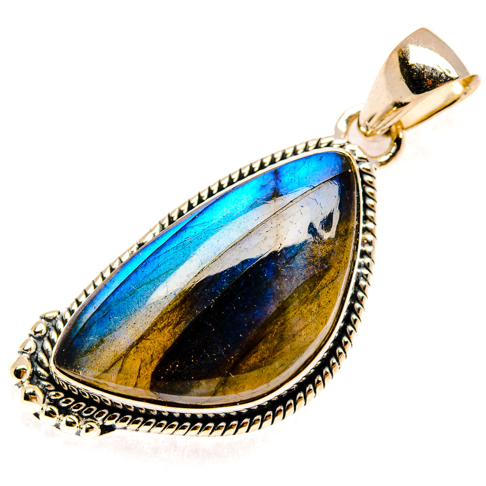 Labradorite Pendants handcrafted by Ana Silver Co - PD27247 - Photo 2