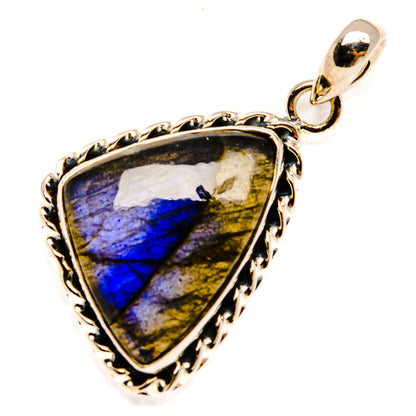 Labradorite Pendants handcrafted by Ana Silver Co - PD27248 - Photo 2