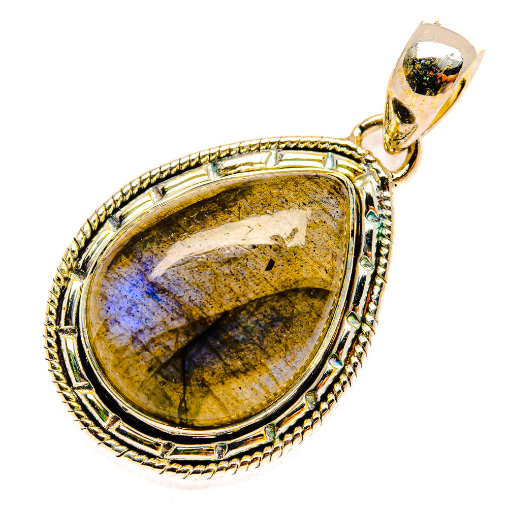 Labradorite Pendants handcrafted by Ana Silver Co - PD27249 - Photo 2