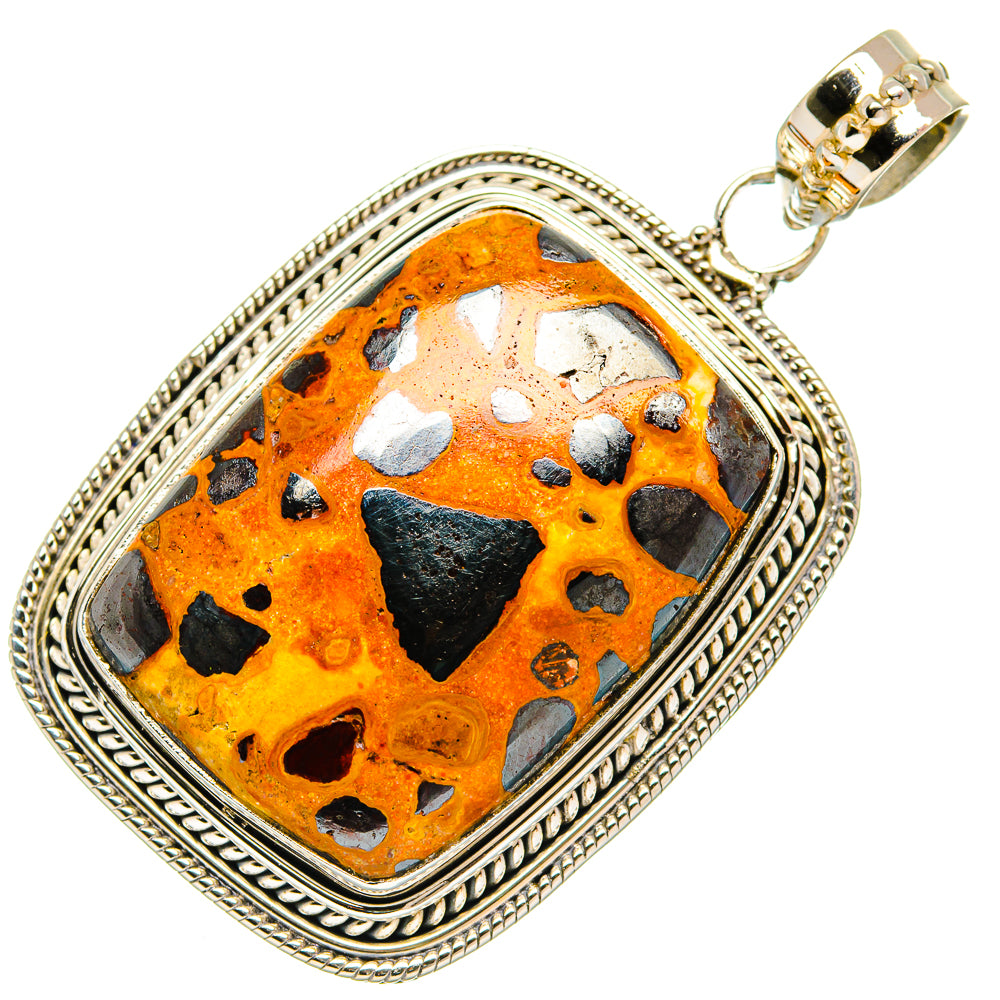 Bauxite Pendants handcrafted by Ana Silver Co - PD27259 - Photo 2