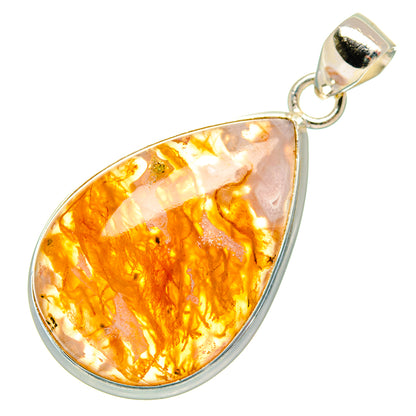 Plume Agate Pendants handcrafted by Ana Silver Co - PD27263 - Photo 2