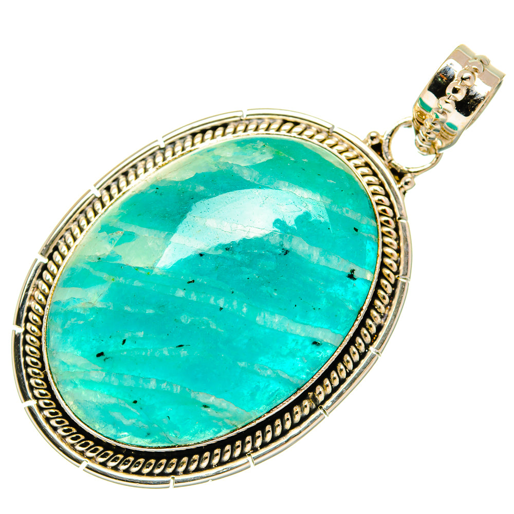 Amazonite Pendants handcrafted by Ana Silver Co - PD27271 - Photo 2