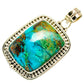 Chrysocolla Pendants handcrafted by Ana Silver Co - PD27273 - Photo 2