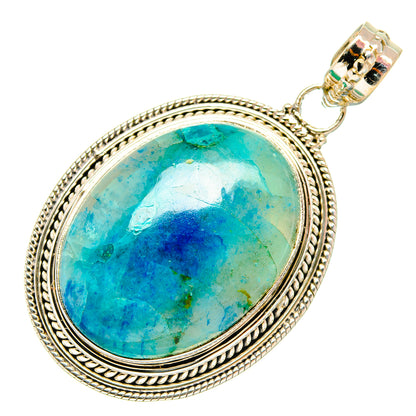 Apatite Pendants handcrafted by Ana Silver Co - PD27305 - Photo 2