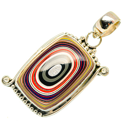 Fordite Pendants handcrafted by Ana Silver Co - PD27308 - Photo 2