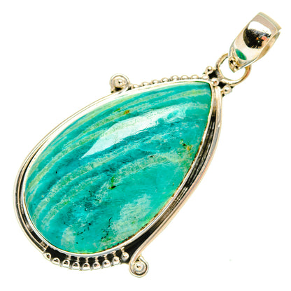 Amazonite Pendants handcrafted by Ana Silver Co - PD27363 - Photo 2