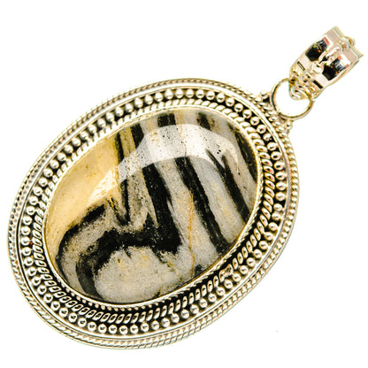 Pinolith Jasper Pendants handcrafted by Ana Silver Co - PD27378 - Photo 2