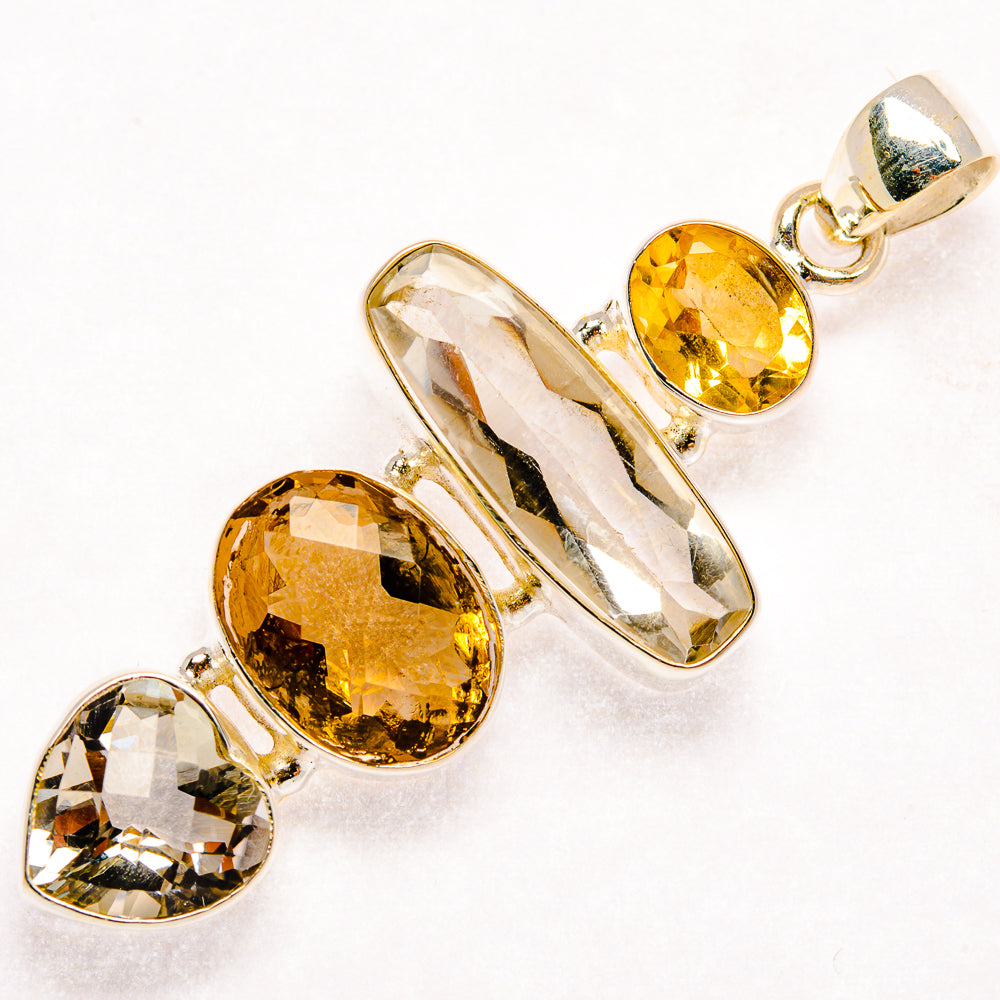 Citrine Pendants handcrafted by Ana Silver Co - PD27404 - Photo 2