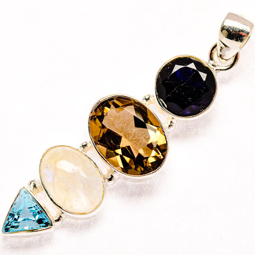 Smoky Quartz Pendants handcrafted by Ana Silver Co - PD27405 - Photo 2