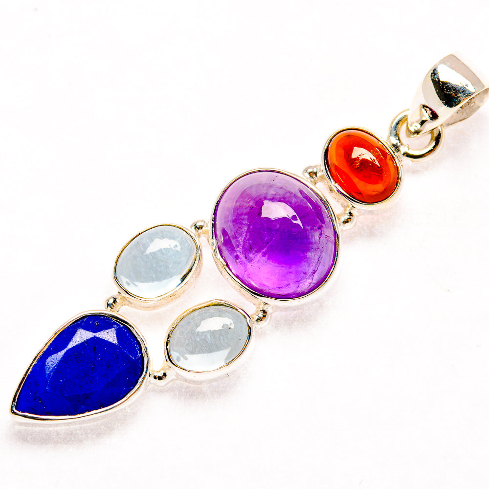 Amethyst Pendants handcrafted by Ana Silver Co - PD27413 - Photo 2
