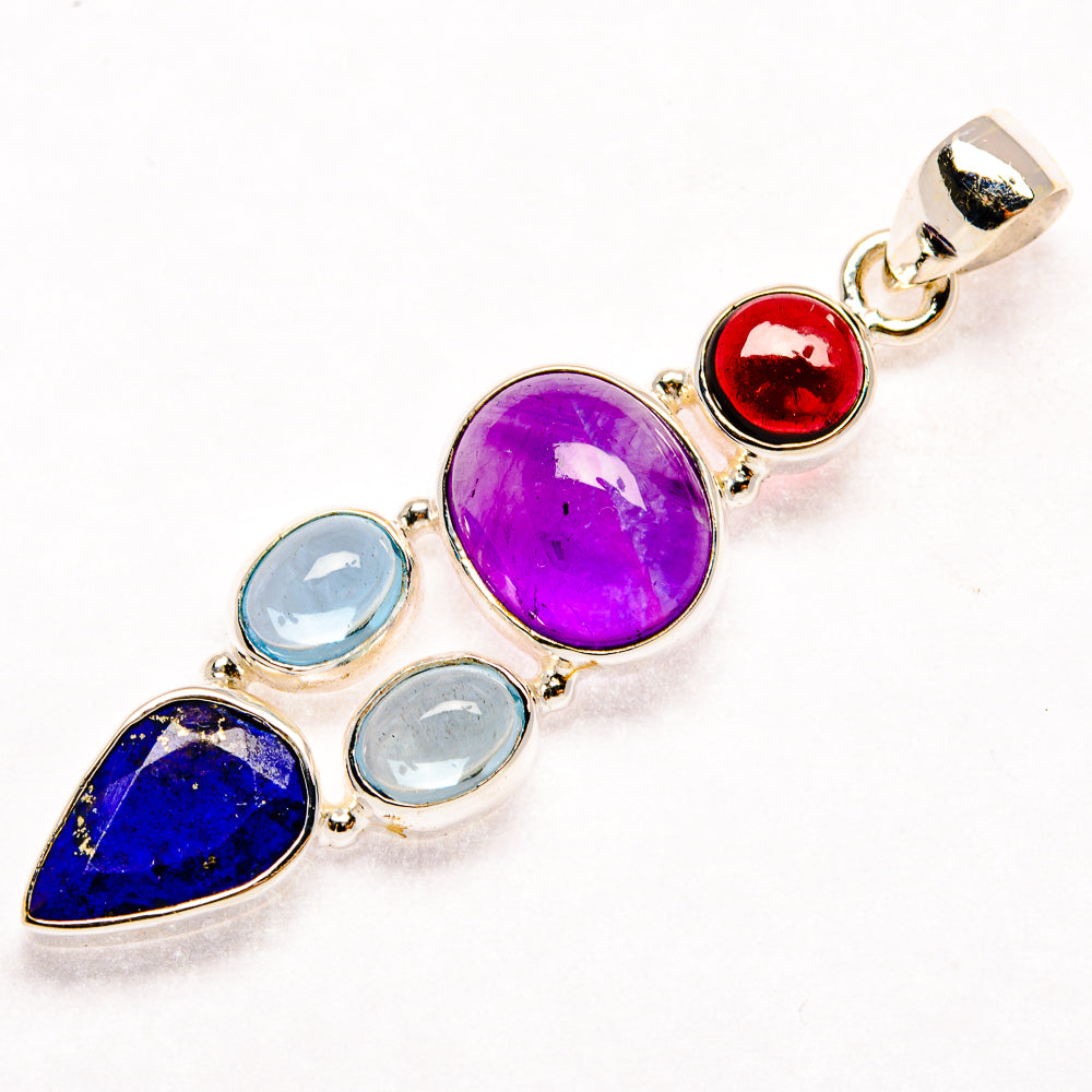 Amethyst Pendants handcrafted by Ana Silver Co - PD27414 - Photo 2