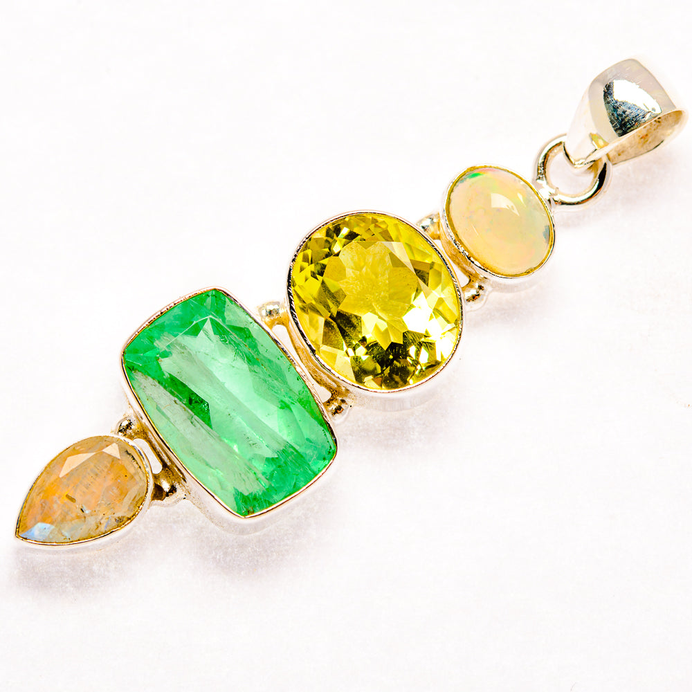 Green Fluorite Pendants handcrafted by Ana Silver Co - PD27421 - Photo 2