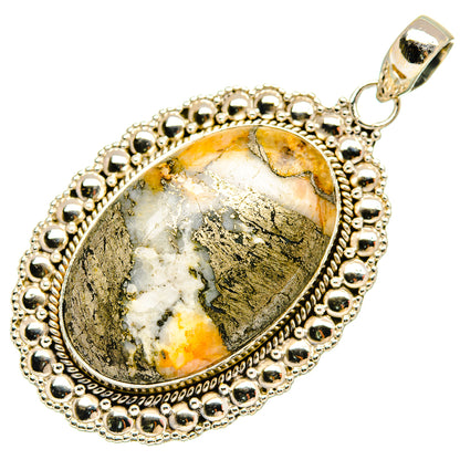 Pyrite Agate Pendants handcrafted by Ana Silver Co - PD27424 - Photo 2