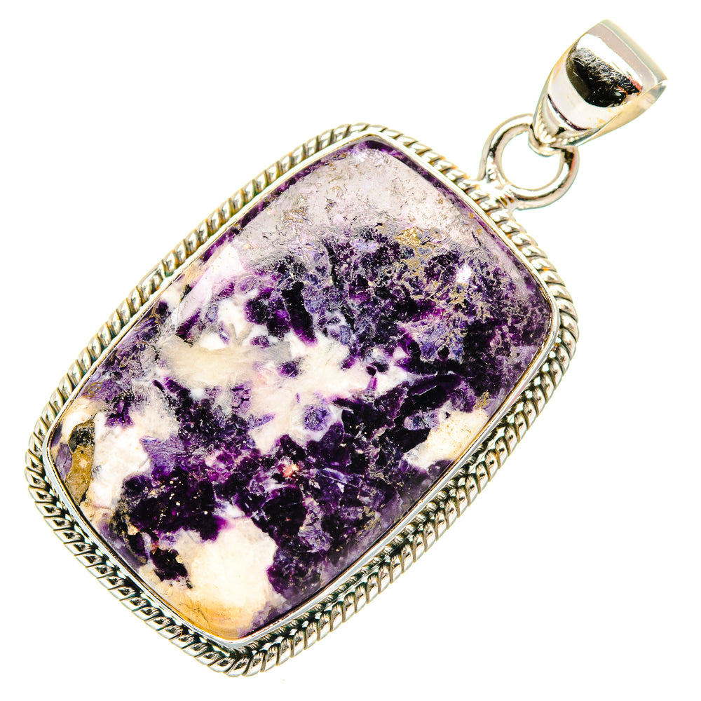 Lepidolite Pendants handcrafted by Ana Silver Co - PD27434 - Photo 2