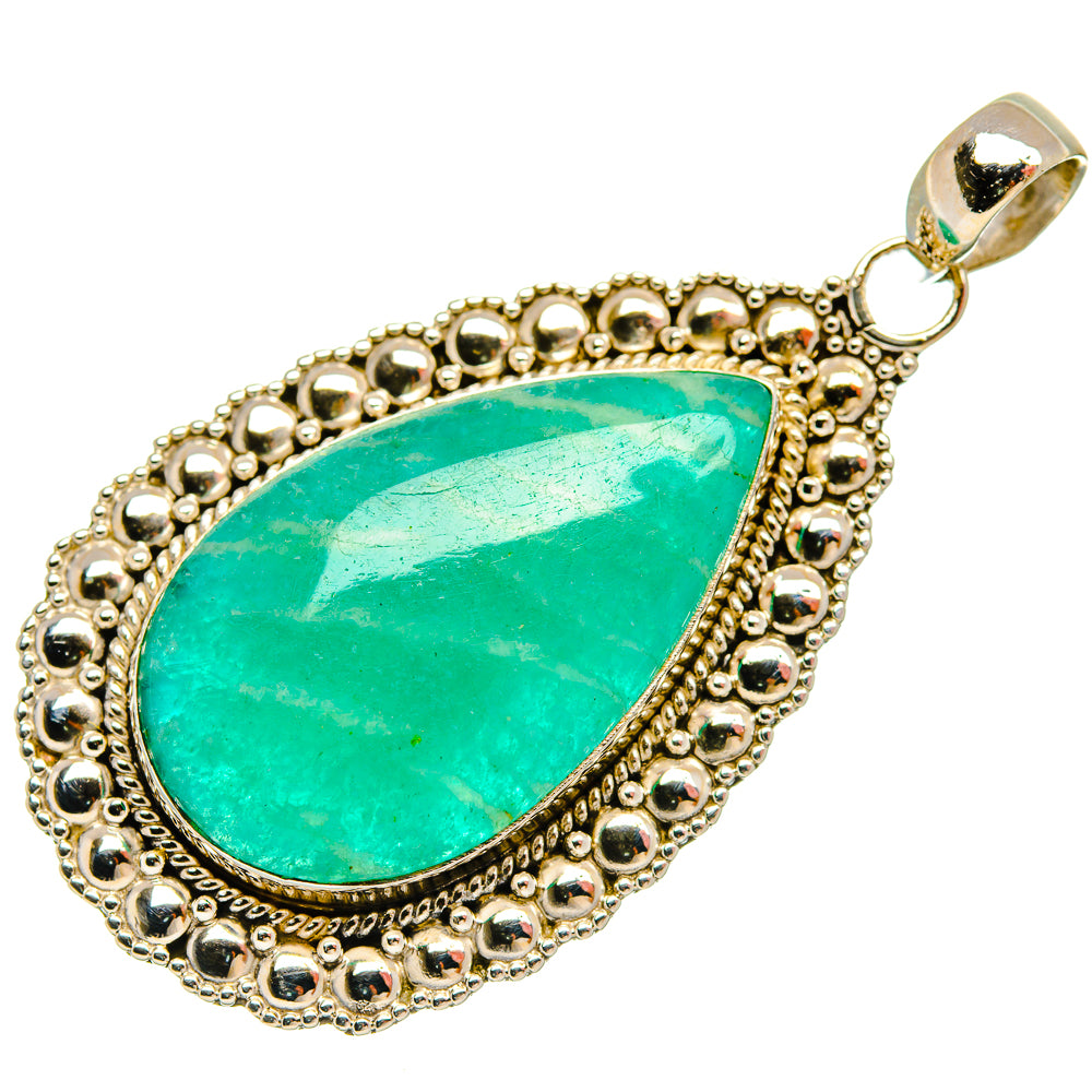 Amazonite Pendants handcrafted by Ana Silver Co - PD27440 - Photo 2
