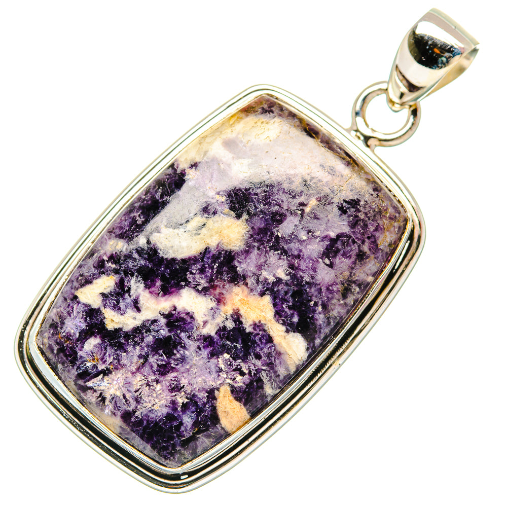 Lepidolite Pendants handcrafted by Ana Silver Co - PD27452 - Photo 2