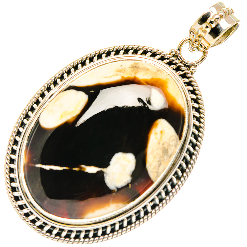 Peanut Wood Jasper Pendants handcrafted by Ana Silver Co - PD27463 - Photo 2