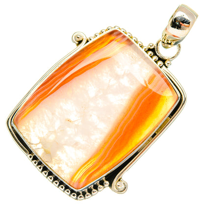 Botswana Agate Pendants handcrafted by Ana Silver Co - PD27469 - Photo 2
