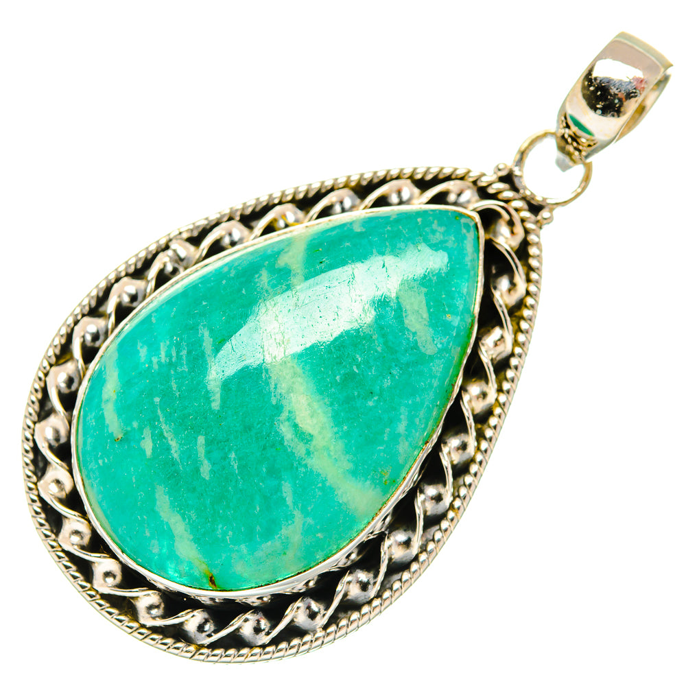 Amazonite Pendants handcrafted by Ana Silver Co - PD27472 - Photo 2