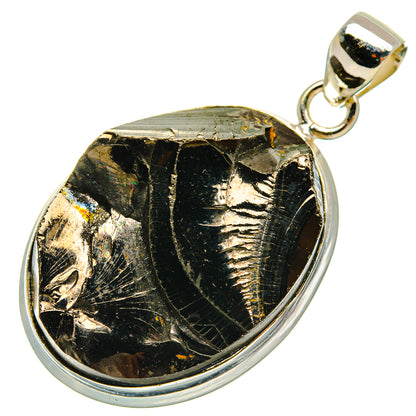 Shungite Pendants handcrafted by Ana Silver Co - PD27475 - Photo 2