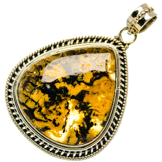 Plume Agate Pendants handcrafted by Ana Silver Co - PD27479 - Photo 2