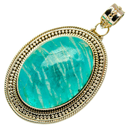 Amazonite Pendants handcrafted by Ana Silver Co - PD27482 - Photo 2