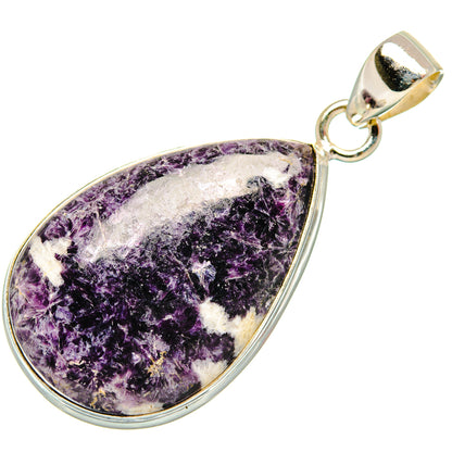 Lepidolite Pendants handcrafted by Ana Silver Co - PD27492 - Photo 2
