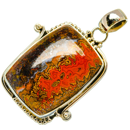Moroccan Agate Pendants handcrafted by Ana Silver Co - PD27496 - Photo 2