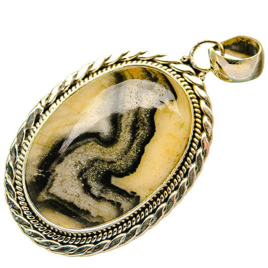 Pinolith Jasper Pendants handcrafted by Ana Silver Co - PD27501 - Photo 2