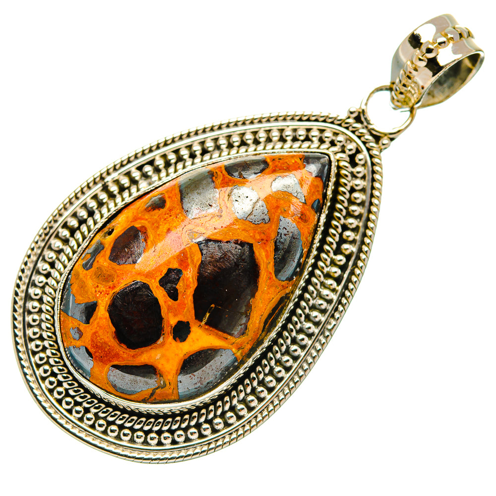 Bauxite Pendants handcrafted by Ana Silver Co - PD27502 - Photo 2