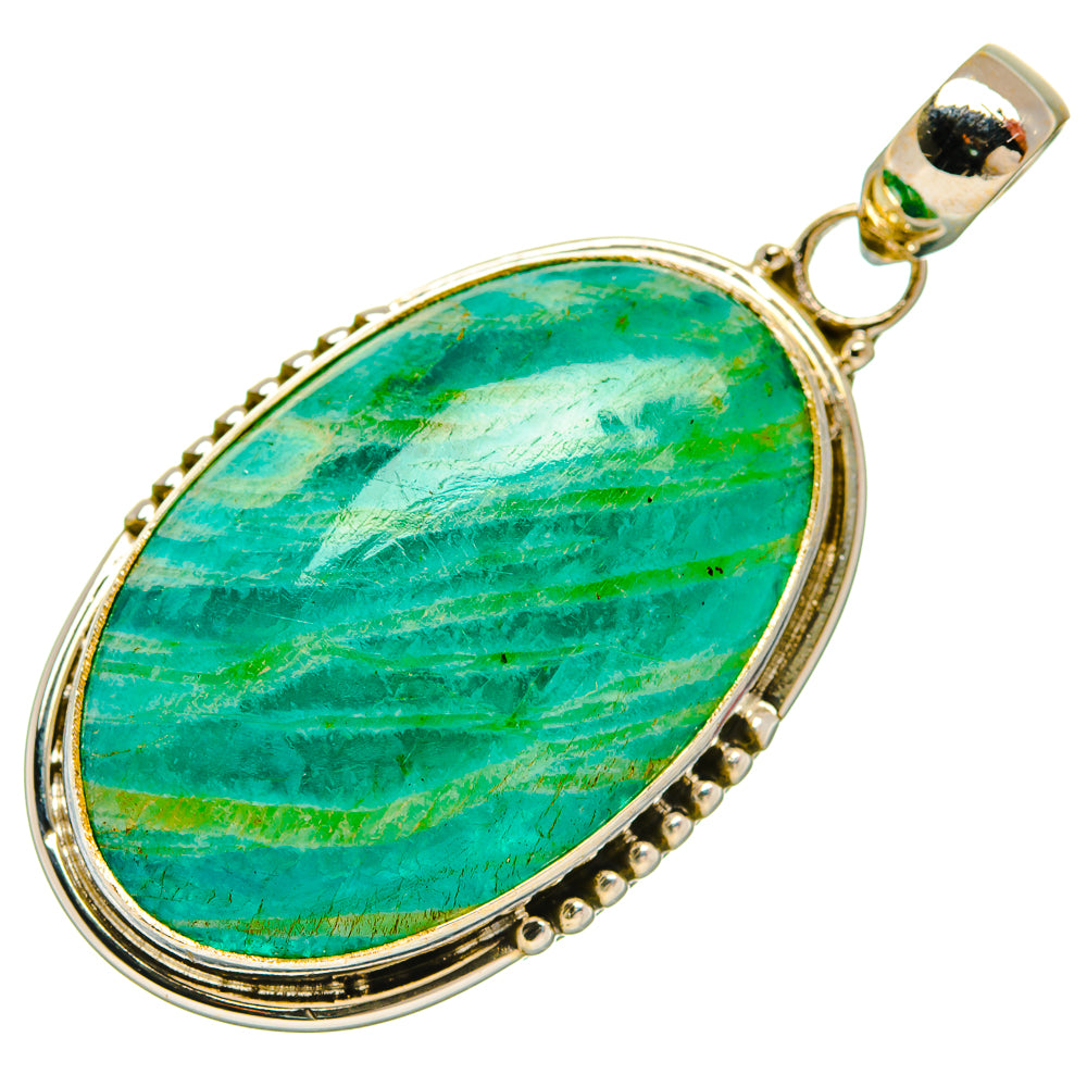 Amazonite Pendants handcrafted by Ana Silver Co - PD27505 - Photo 2
