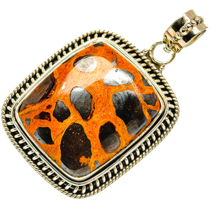 Bauxite Pendants handcrafted by Ana Silver Co - PD27508 - Photo 2